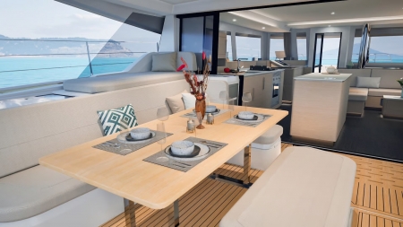 M.i Cats, Fountaine Pajot 55, Interior