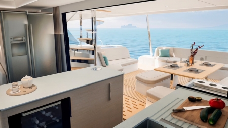M.i Cats, Fountaine Pajot 55, Interior