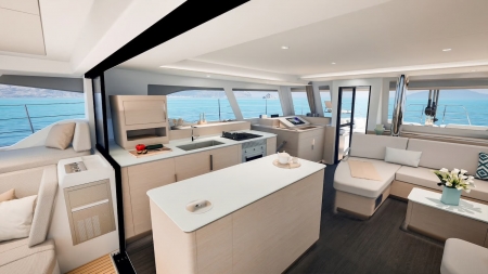 M.i Cats, Fountaine Pajot 55, Interior