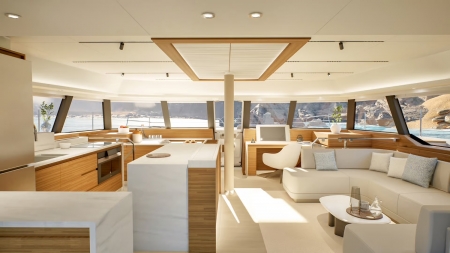 FP Y70S a comfortable luxury catamaran