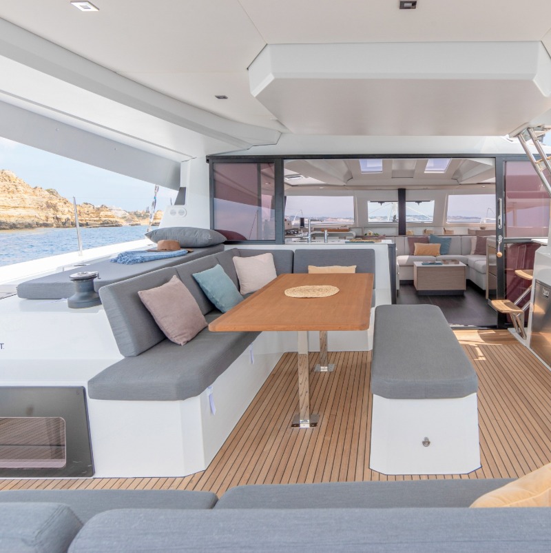 Fountaine Pajot 45, cruising catamaran