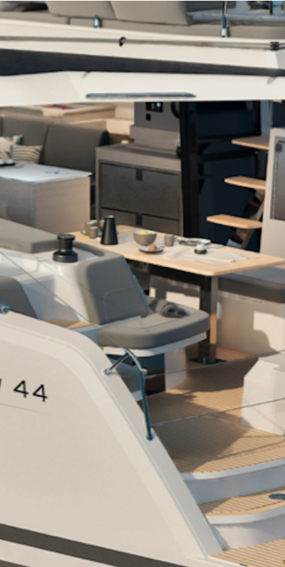 Elba 45 by Fountaine Pajot guest cabin